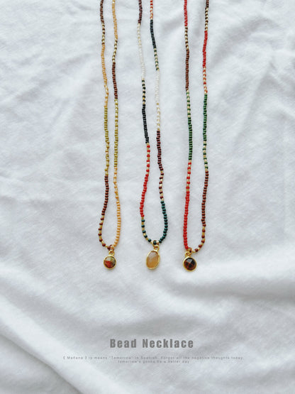 Bohemian Bead Necklace
