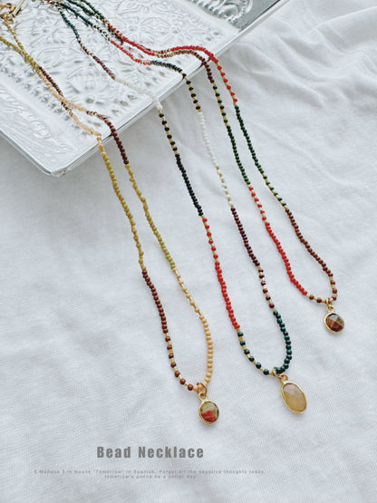 Bohemian Bead Necklace