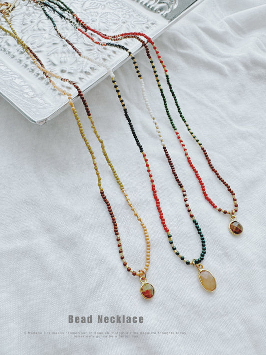 Bohemian Bead Necklace