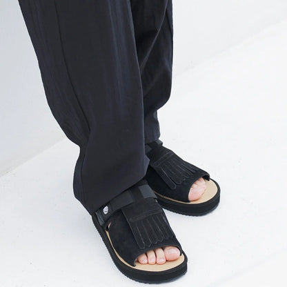 ❗️🔔限時中❗️ SHAKA - OPEN TOE MULE KILT SUEDE