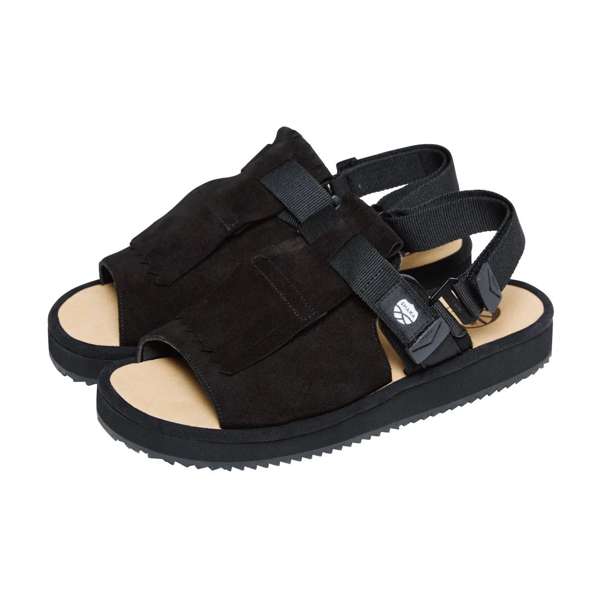 ❗️🔔限時中❗️ SHAKA - OPEN TOE MULE KILT SUEDE
