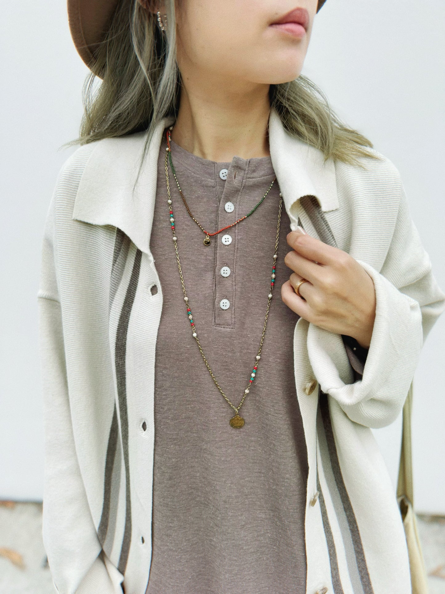 Ethnic Bead Necklace