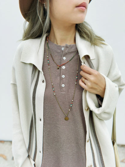 Ethnic Bead Necklace