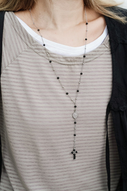 MB013 STAINLESS STEEL LAYERED NECKLACE