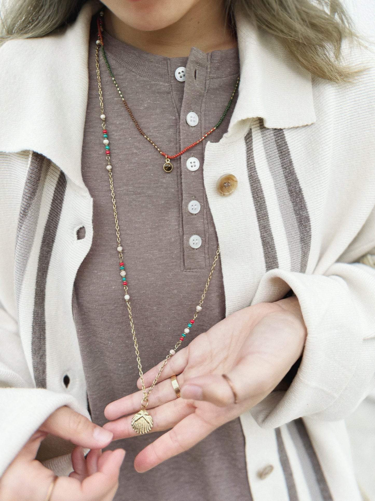 Ethnic Bead Necklace