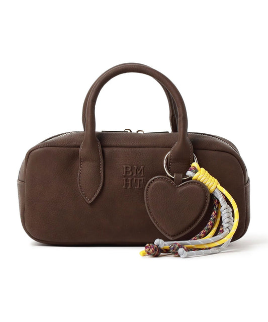 BEAMS HEART BOSTON BAG WITH CHARM