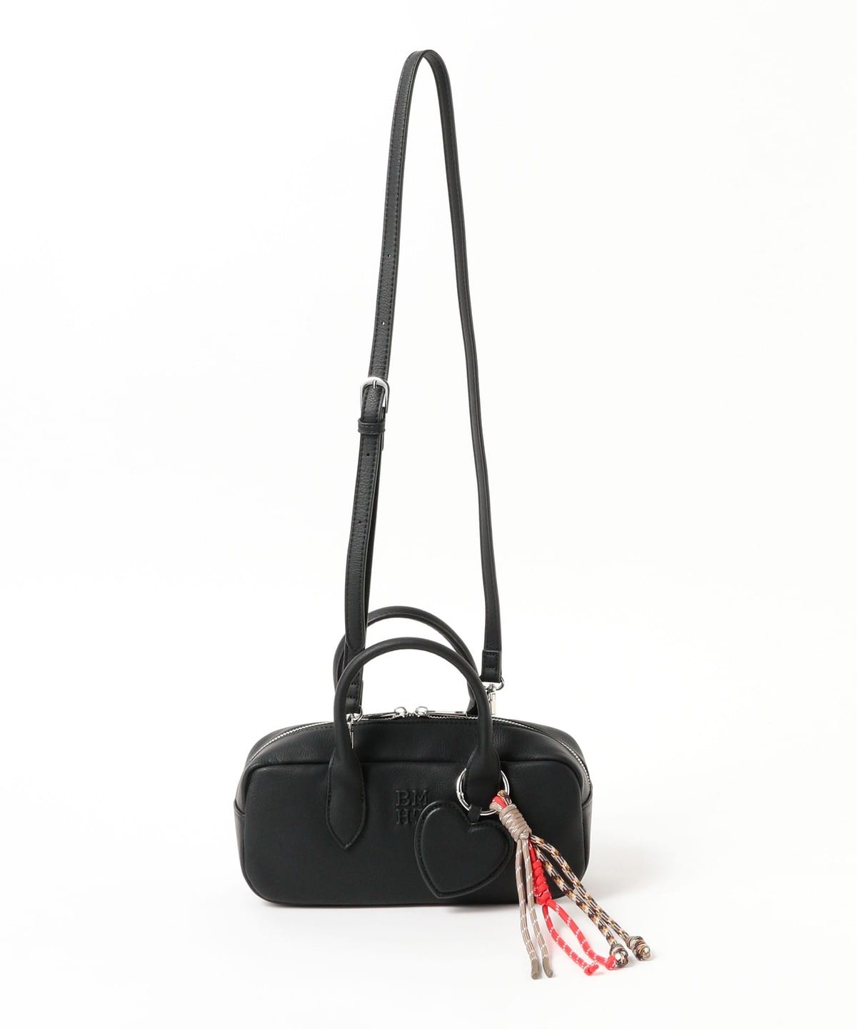 BEAMS HEART BOSTON BAG WITH CHARM