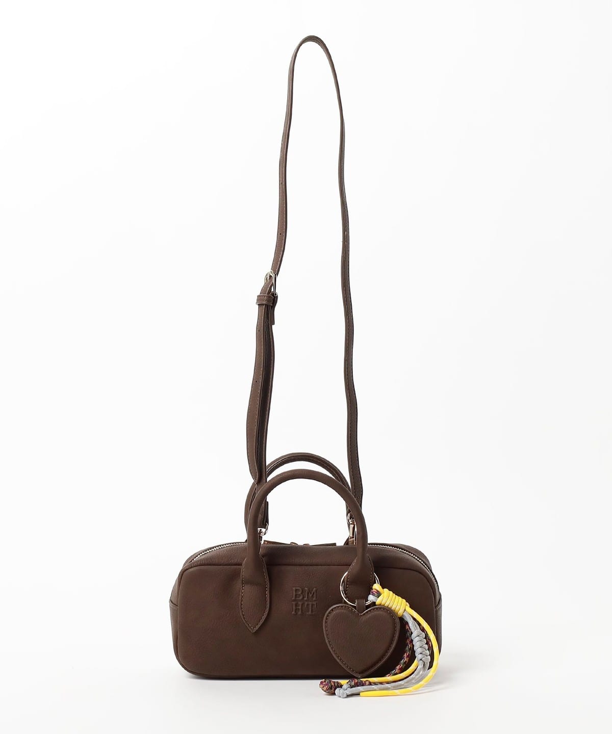 BEAMS HEART BOSTON BAG WITH CHARM