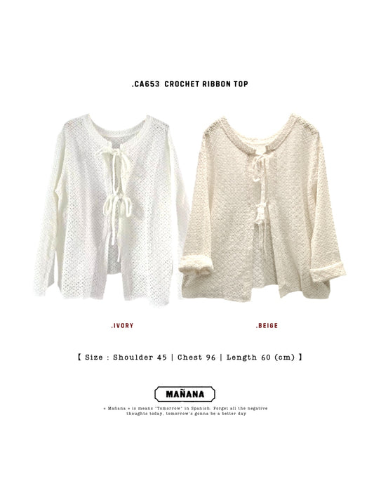 CA653 CROCHET RIBBON OUTER