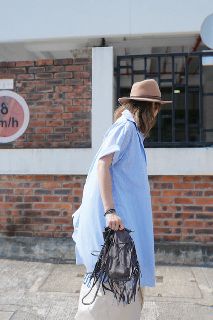 NA444 CONCHO SUEDE BAG