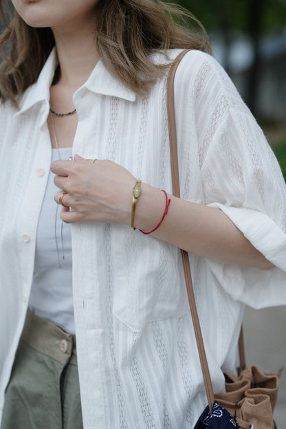MZ742 DOBBY STRIPED SHIRT