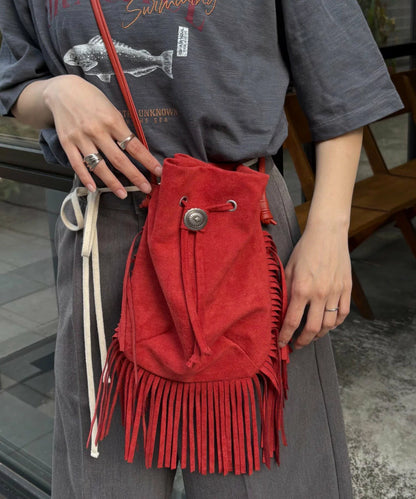NA444 CONCHO SUEDE BAG