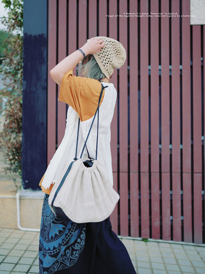 MZ381 Canvas Shoulder Bag
