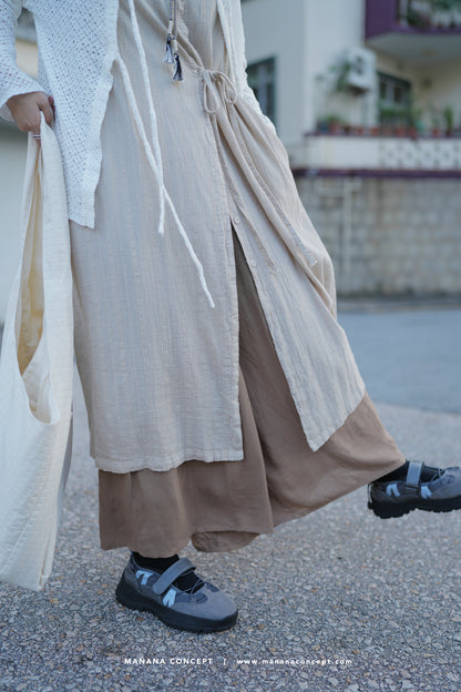 NA414 RAYON WIDE PANTS