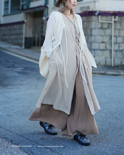NA414 RAYON WIDE PANTS