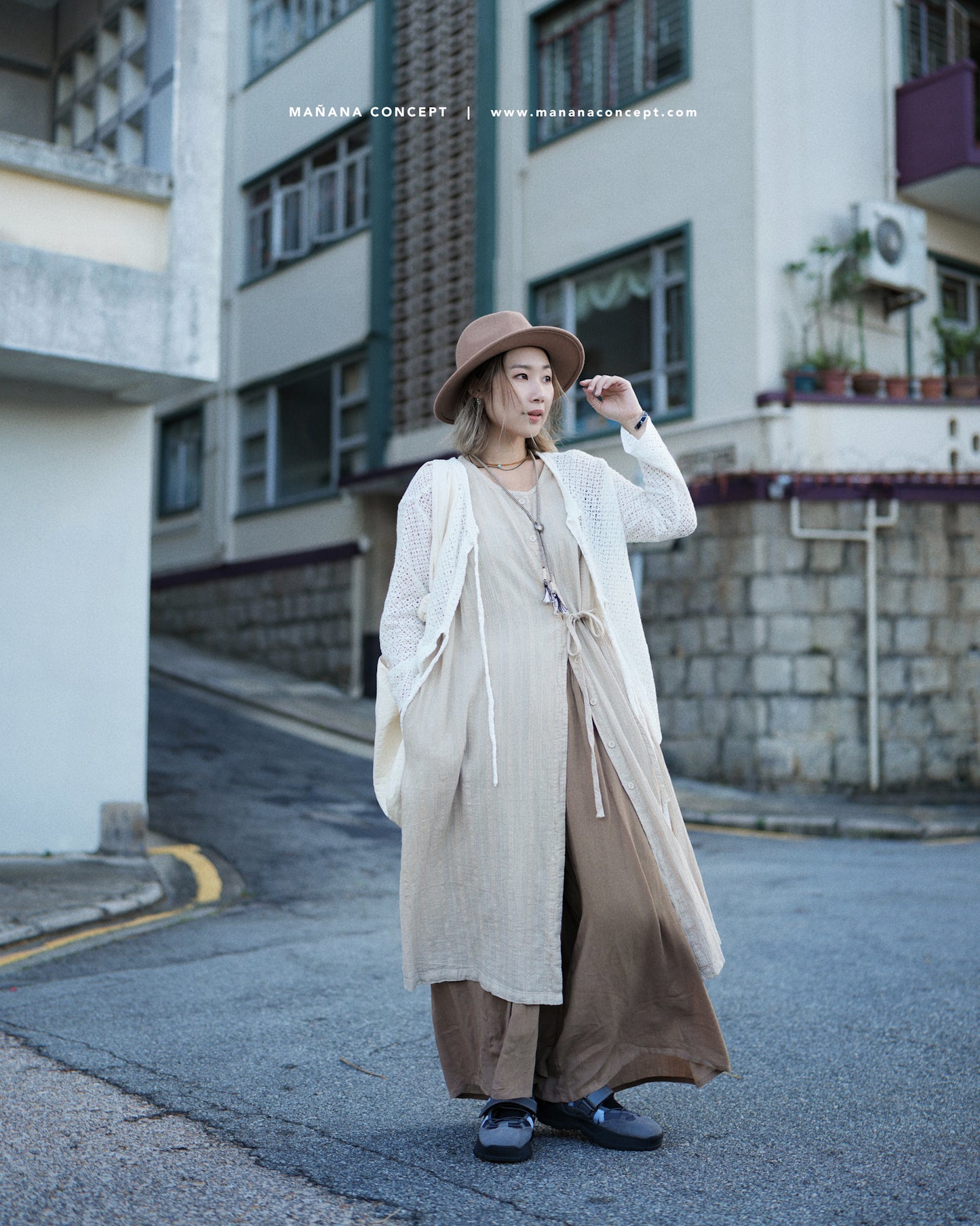 NA414 RAYON WIDE PANTS