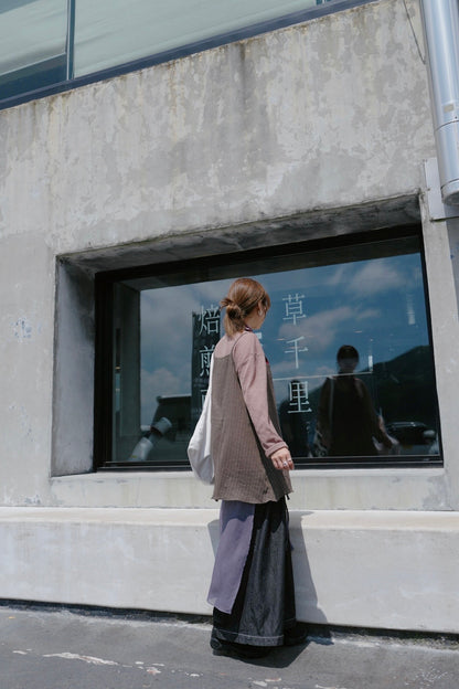 CA698 PLEATED DENIM JEANS