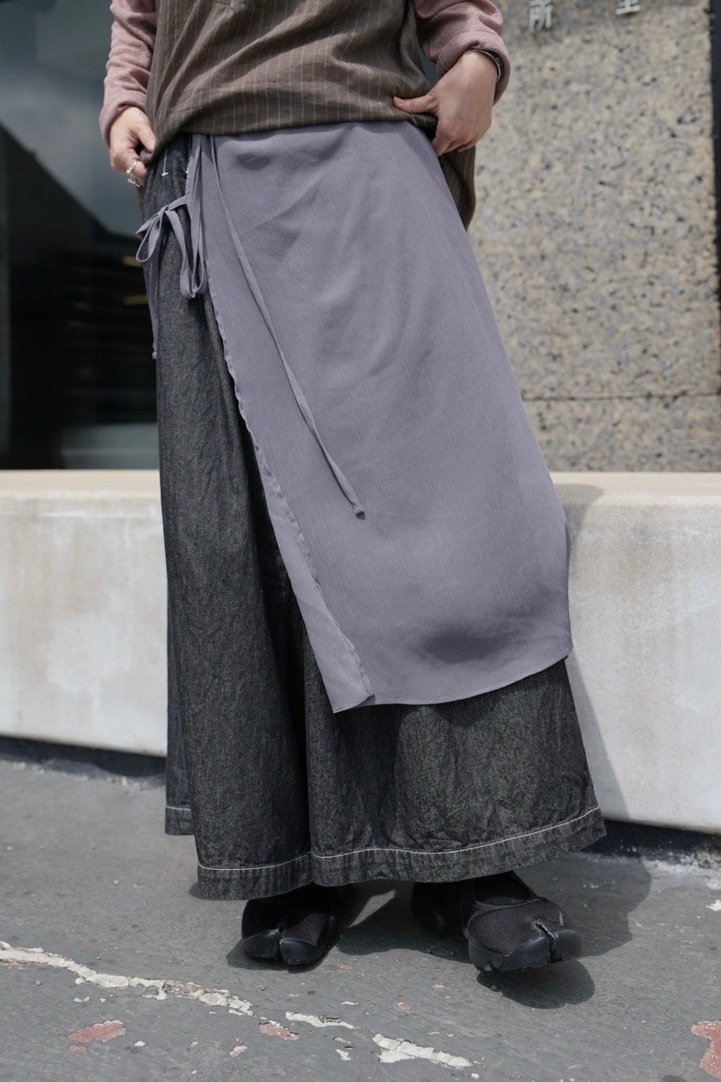 MZ841 CHIFFON SHEER WRAP SKIRT