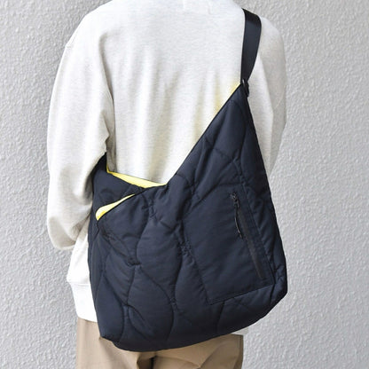 NA499 2-TONE QUILTED AZUMA 2WAY SHOULDER BAG