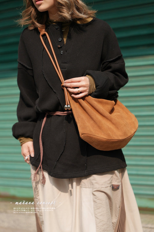 MZ613 SUEDE CROSSBAG