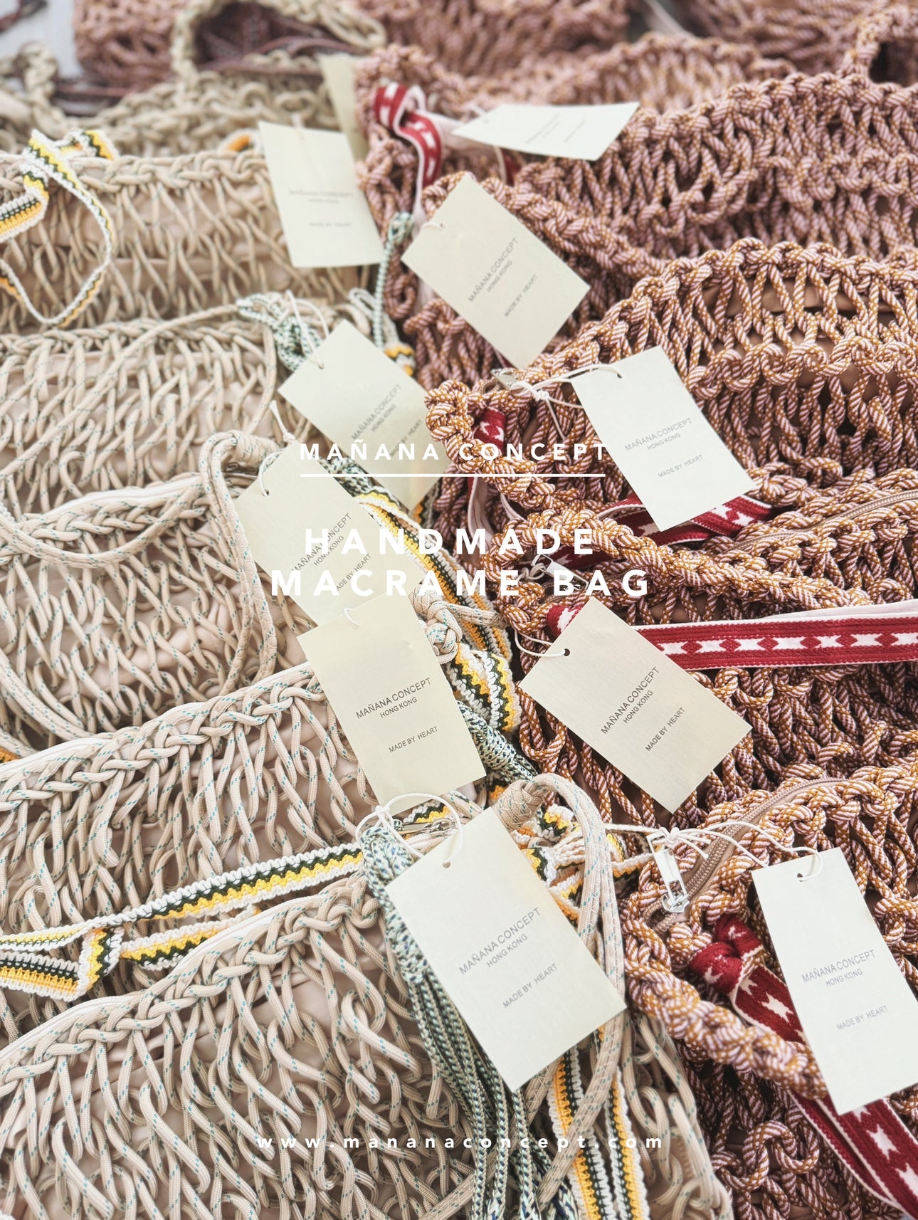 CA626 Mañana Handmade 2way Macrame Bag