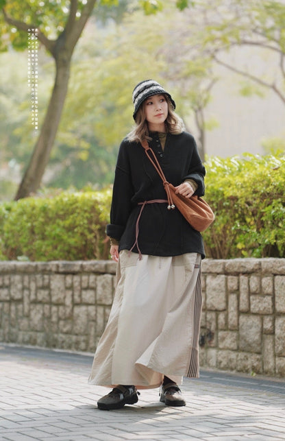 NA432 SIDE LINE REMAKE FLARE SKIRT