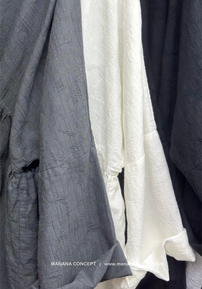 CA658 EMBROIDERED COTTON BLOUSE