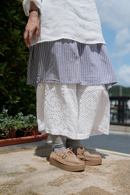 CB131 EMBROIDERED LACE PANTS