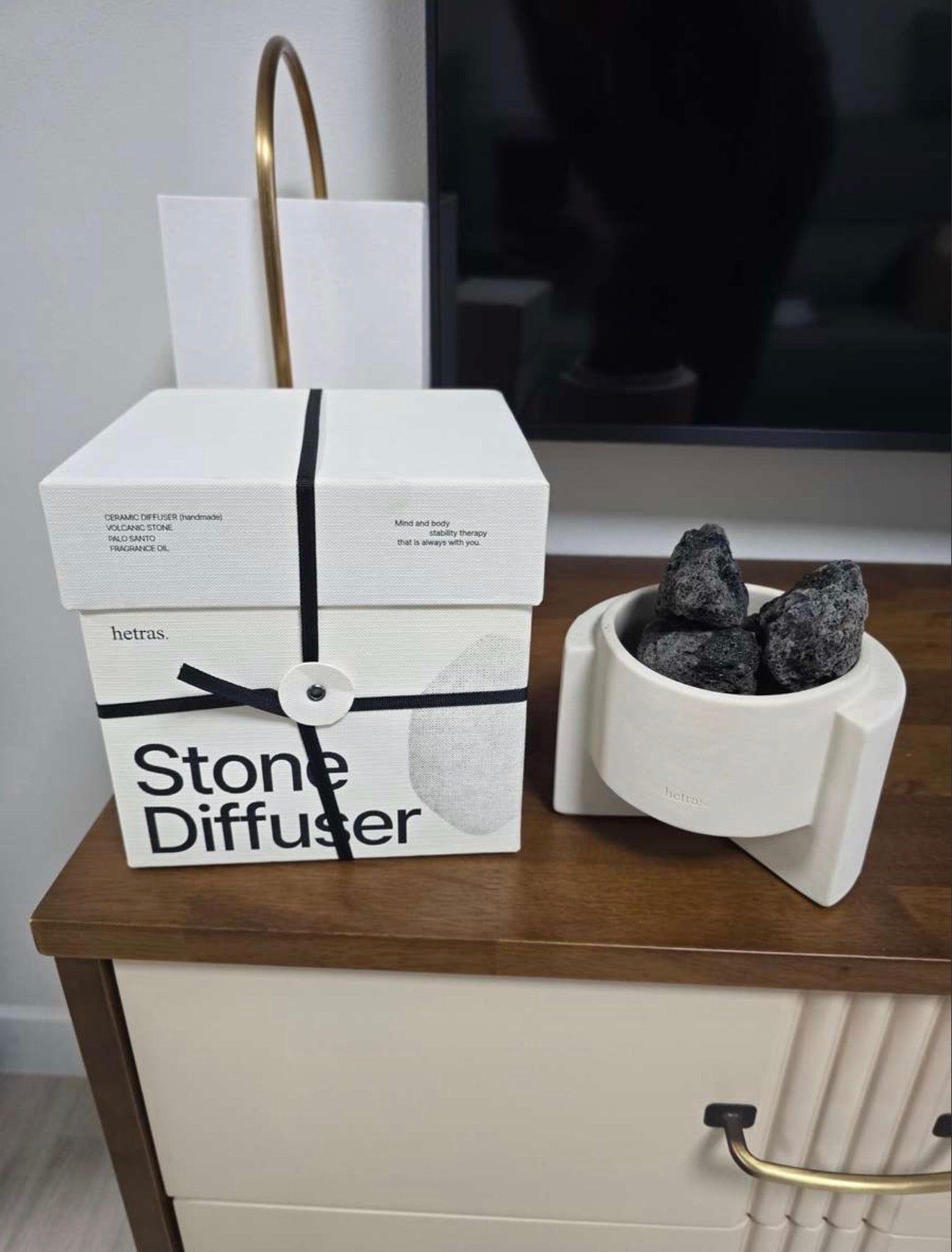 HETRAS. 高級陶瓷石擴散器套裝 PREMIUM CERAMIC STONE DIFFUSER SET 🇰🇷韓國限定品*