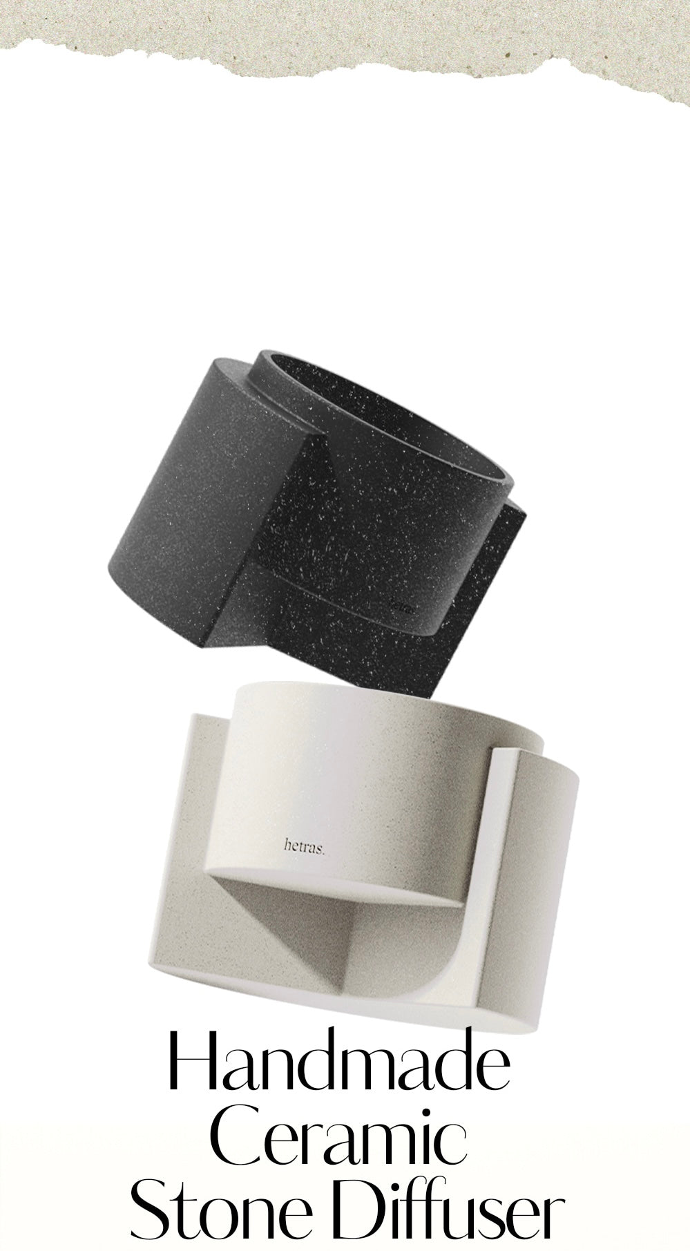 HETRAS. 高級陶瓷石擴散器套裝 PREMIUM CERAMIC STONE DIFFUSER SET 🇰🇷韓國限定品*