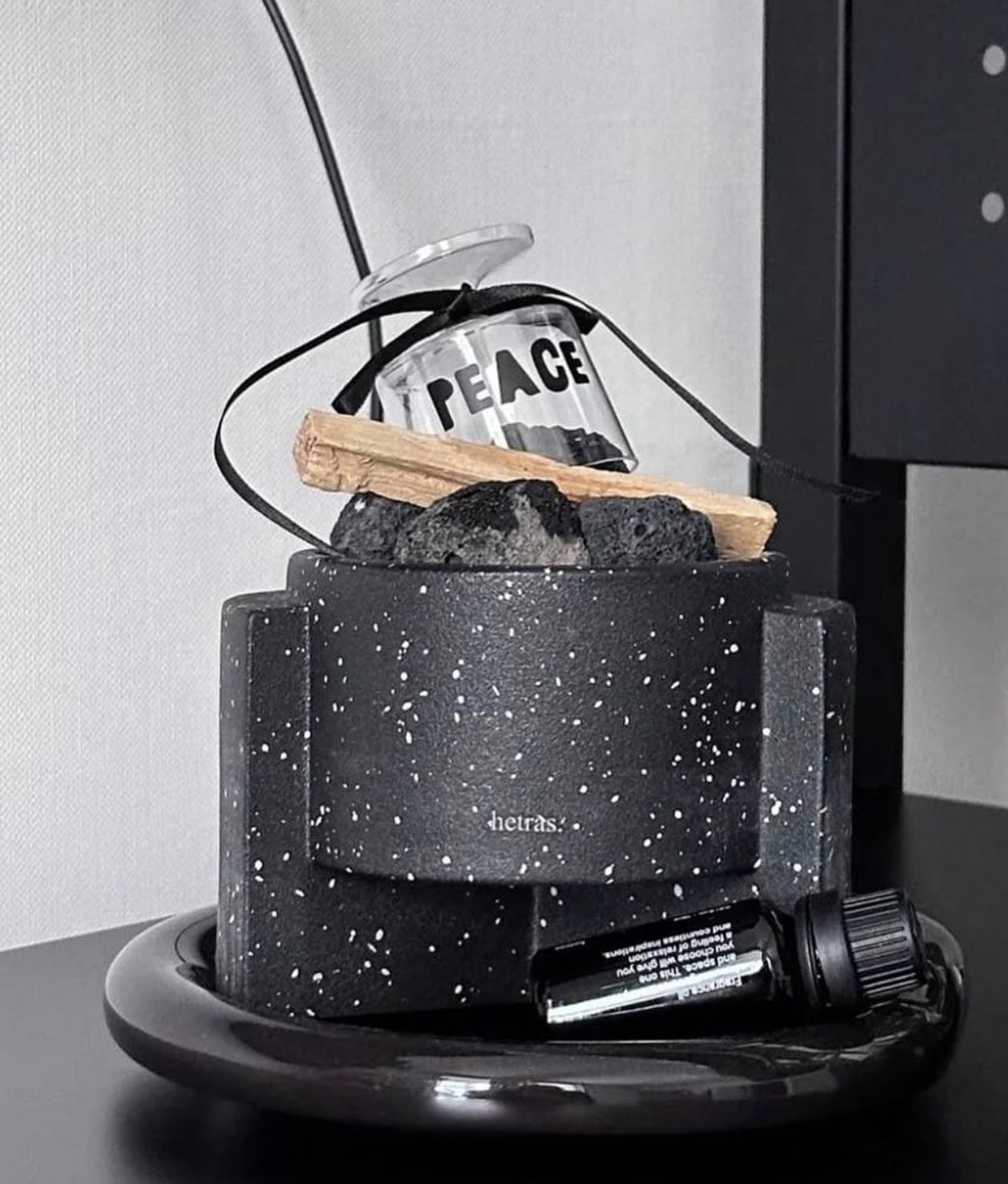 HETRAS. 高級陶瓷石擴散器套裝 PREMIUM CERAMIC STONE DIFFUSER SET 🇰🇷韓國限定品*