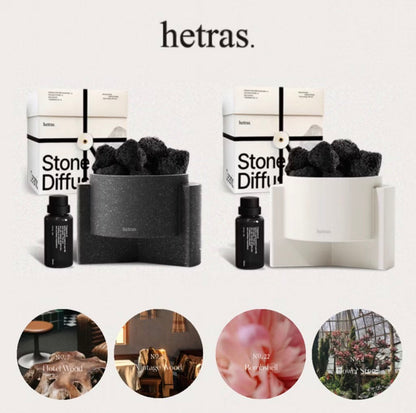 HETRAS. 高級陶瓷石擴散器套裝 PREMIUM CERAMIC STONE DIFFUSER SET 🇰🇷韓國限定品*