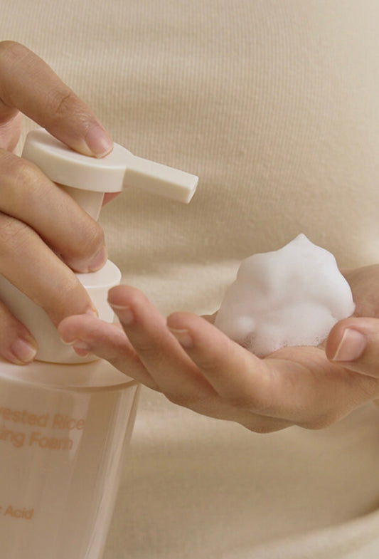 HETRAS. 大米泡潔面泡沫 MORNING HARVESTED RICE BUBBLE CLEANSING FOAM 🇰🇷韓國限定品*