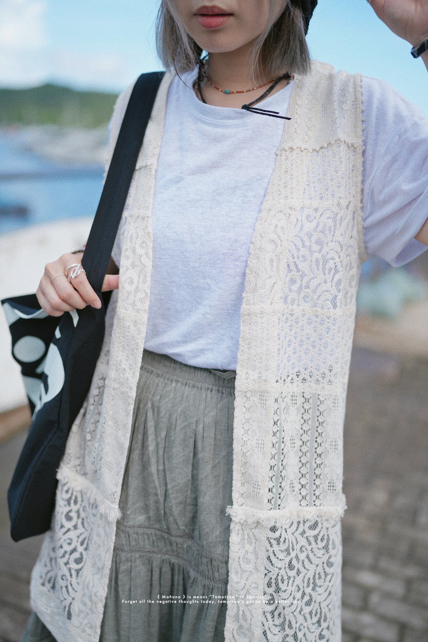 MZ507 LINEN ROLL UP TOP