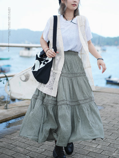 MZ507 LINEN ROLL UP TOP