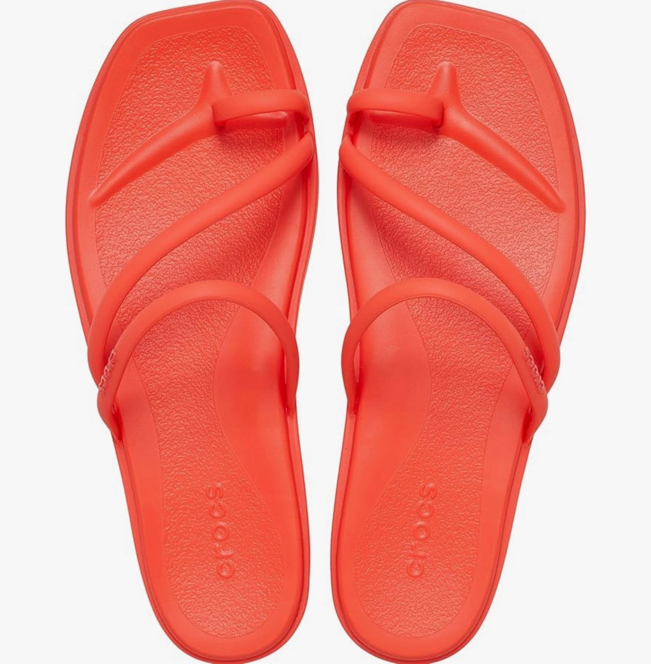 CROCS MIAMI TOE-LOOP BEACH SANDALS (4 COL)