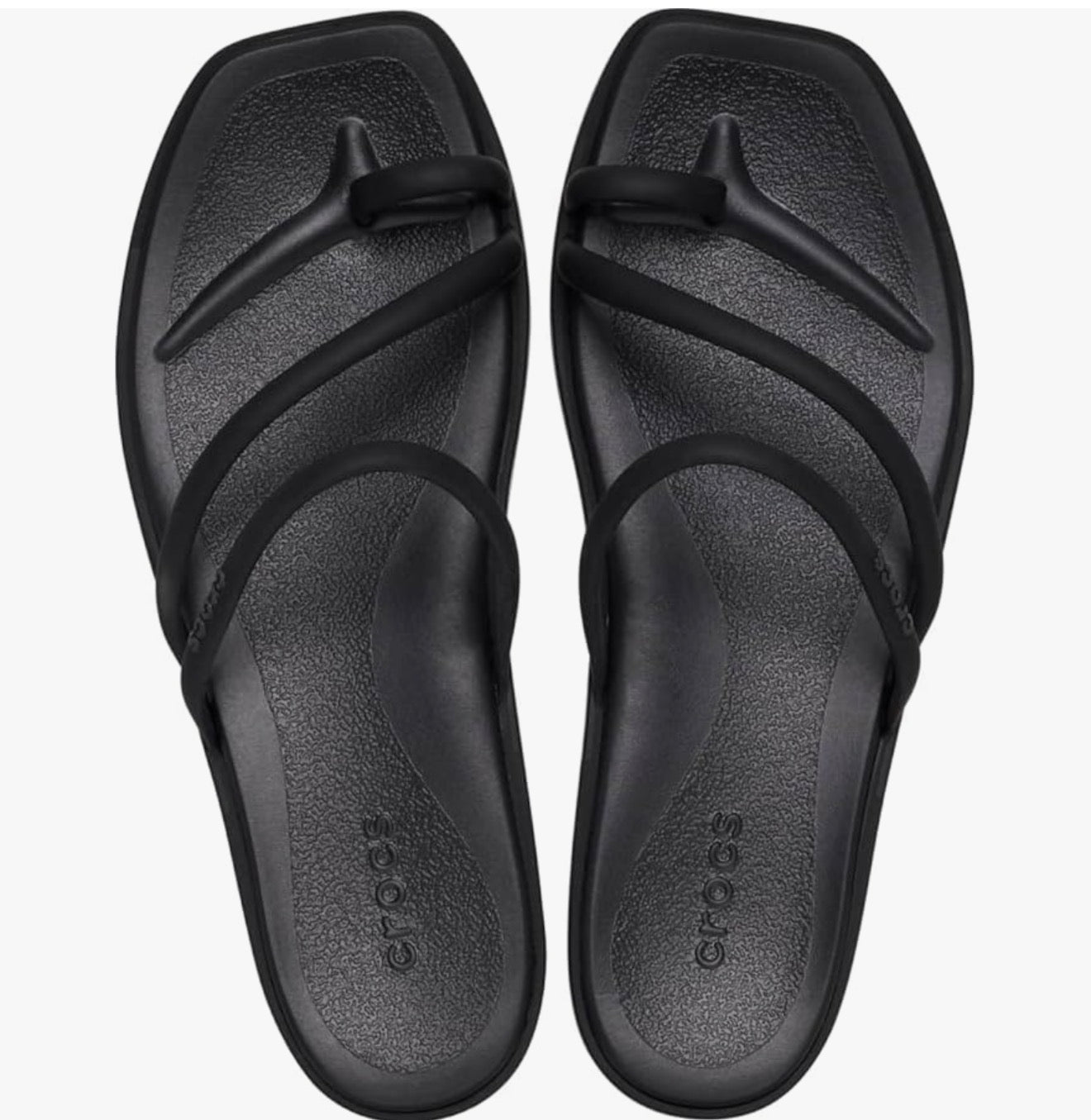 CROCS MIAMI TOE-LOOP BEACH SANDALS (4 COL)