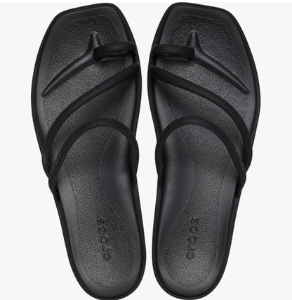CROCS MIAMI TOE-LOOP BEACH SANDALS (4 COL)