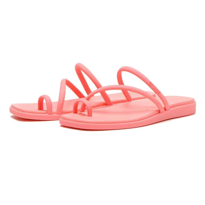 CROCS MIAMI TOE-LOOP BEACH SANDALS (4 COL)