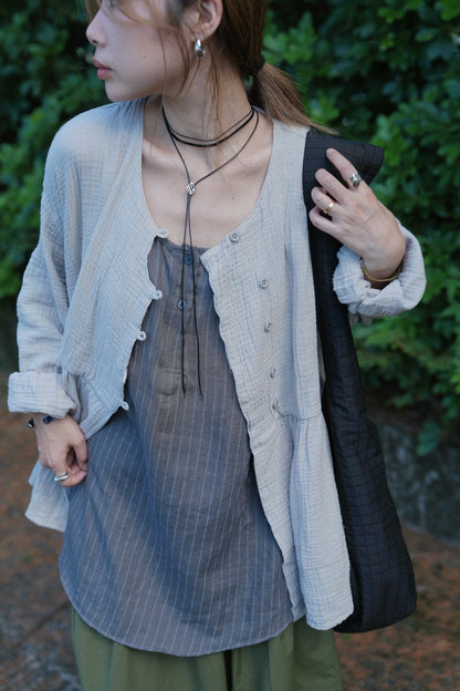 NA457 LOOP TIE NECKLACE