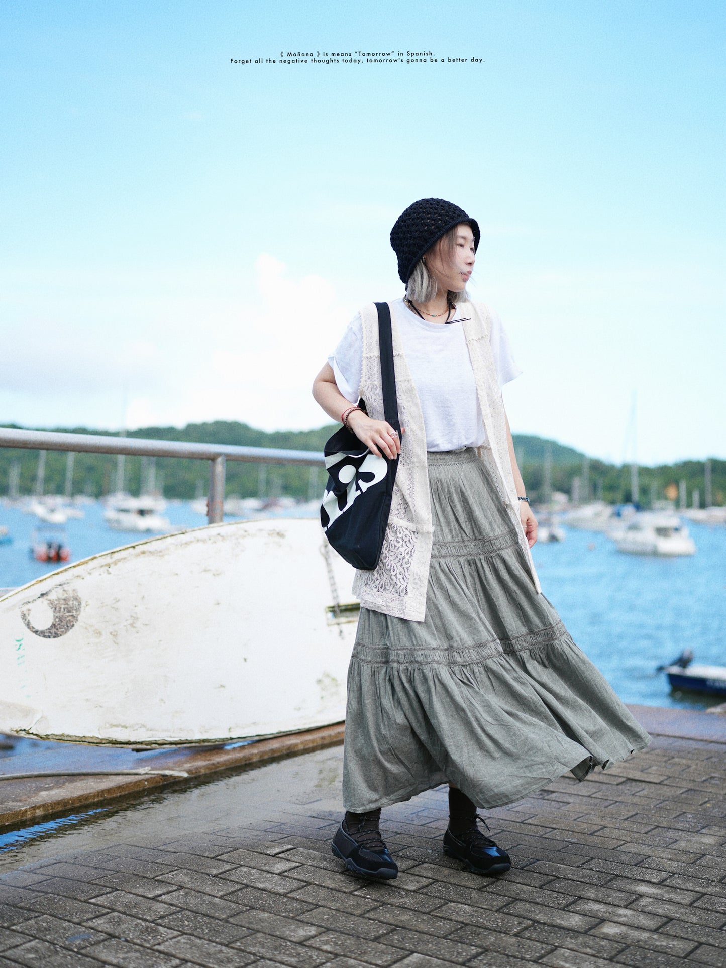 MZ507 LINEN ROLL UP TOP