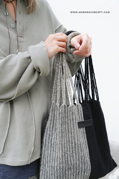 NA433 MOON BIRD HAND-WOVEN HAMMOCK BAG