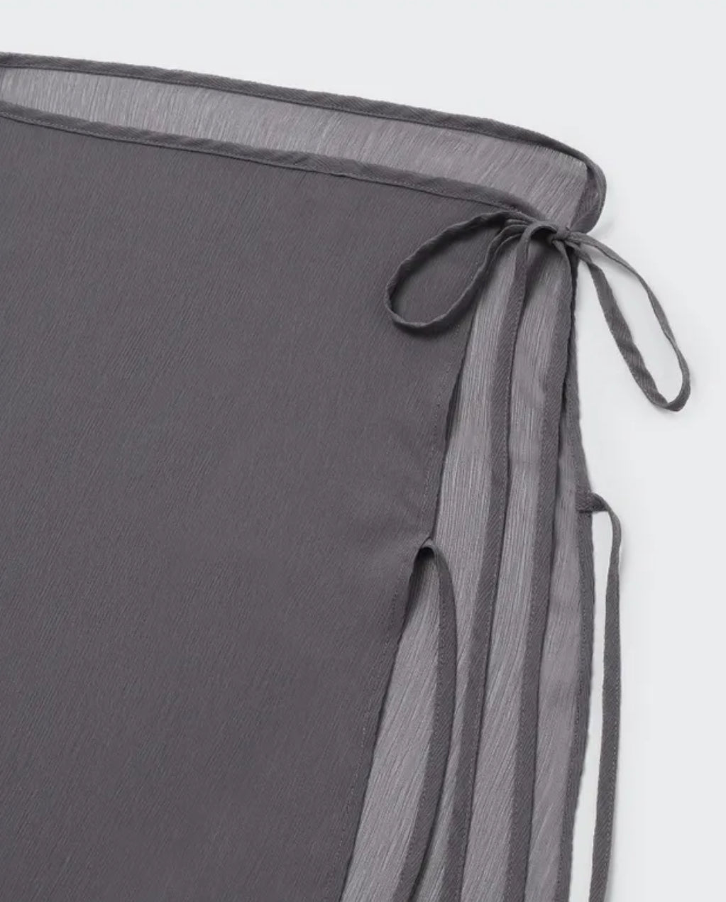 MZ841 CHIFFON SHEER WRAP SKIRT