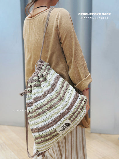 MZ753 THE NORTH FACE WHITE LABEL - CROCHET GYM SACK