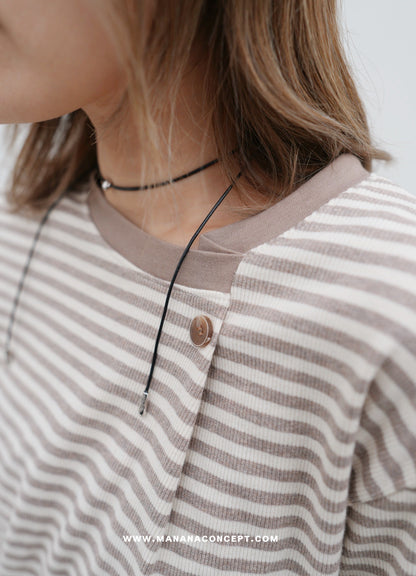 MZ618 LEATHER WRAP NECKLACE