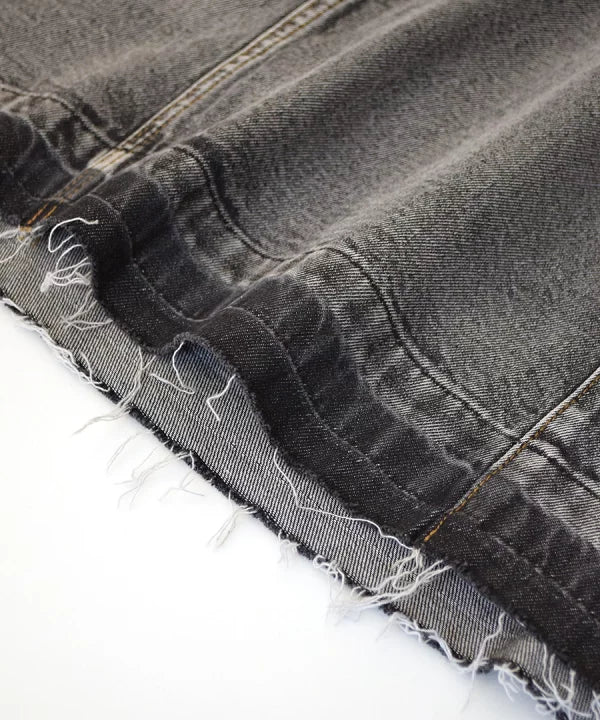 NA434 REMAKE DESIGN DENIM SKIRT