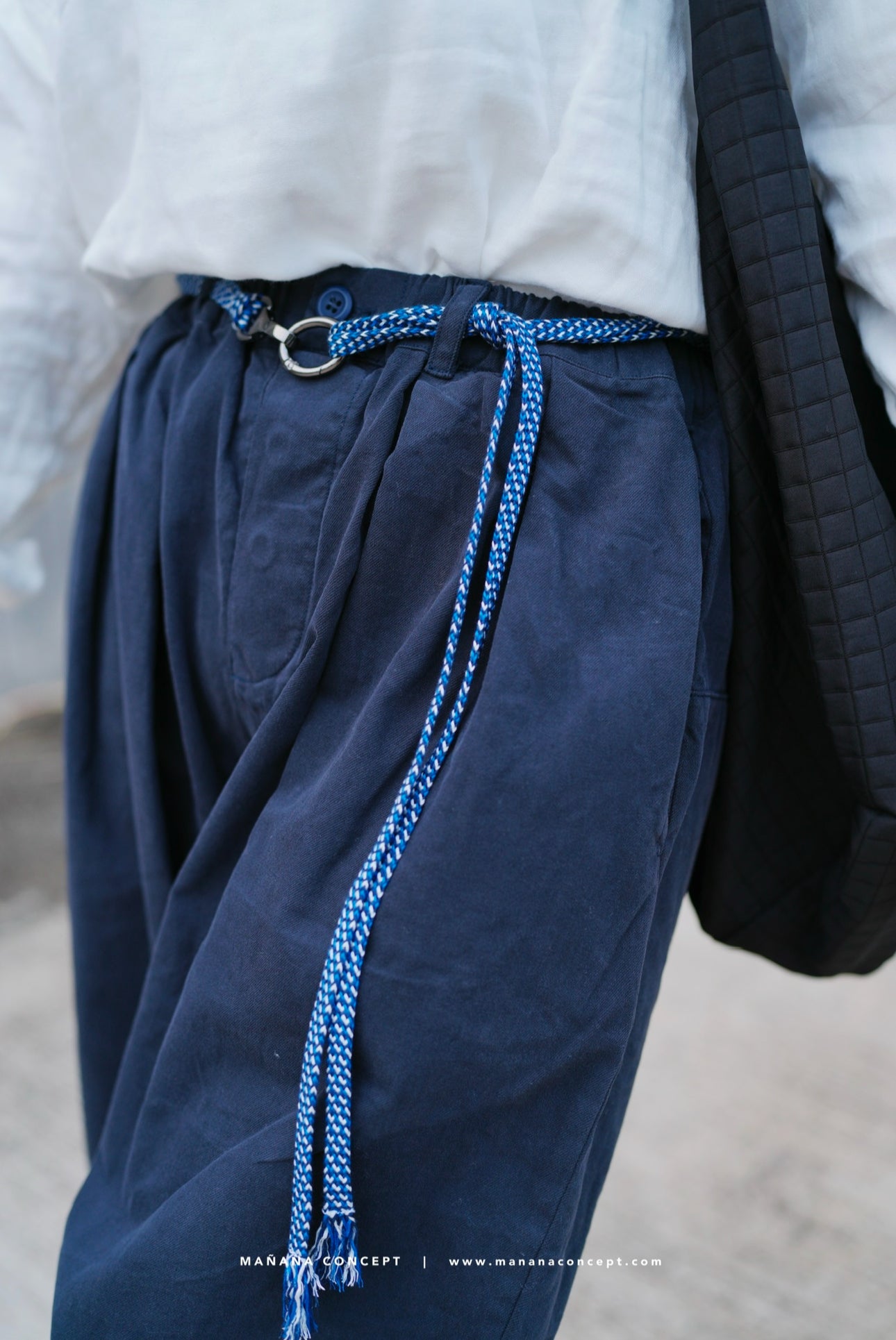 Vintage Wrap Belt - Blue Collection