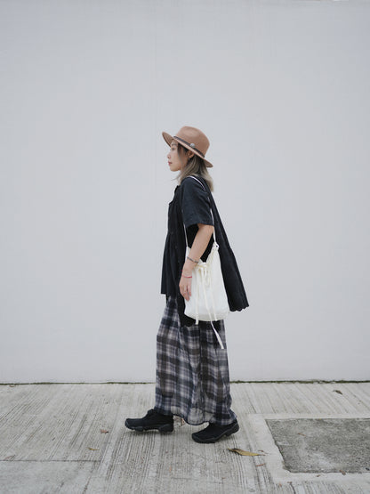 MZ328 Ribbon Crepe Crossbag