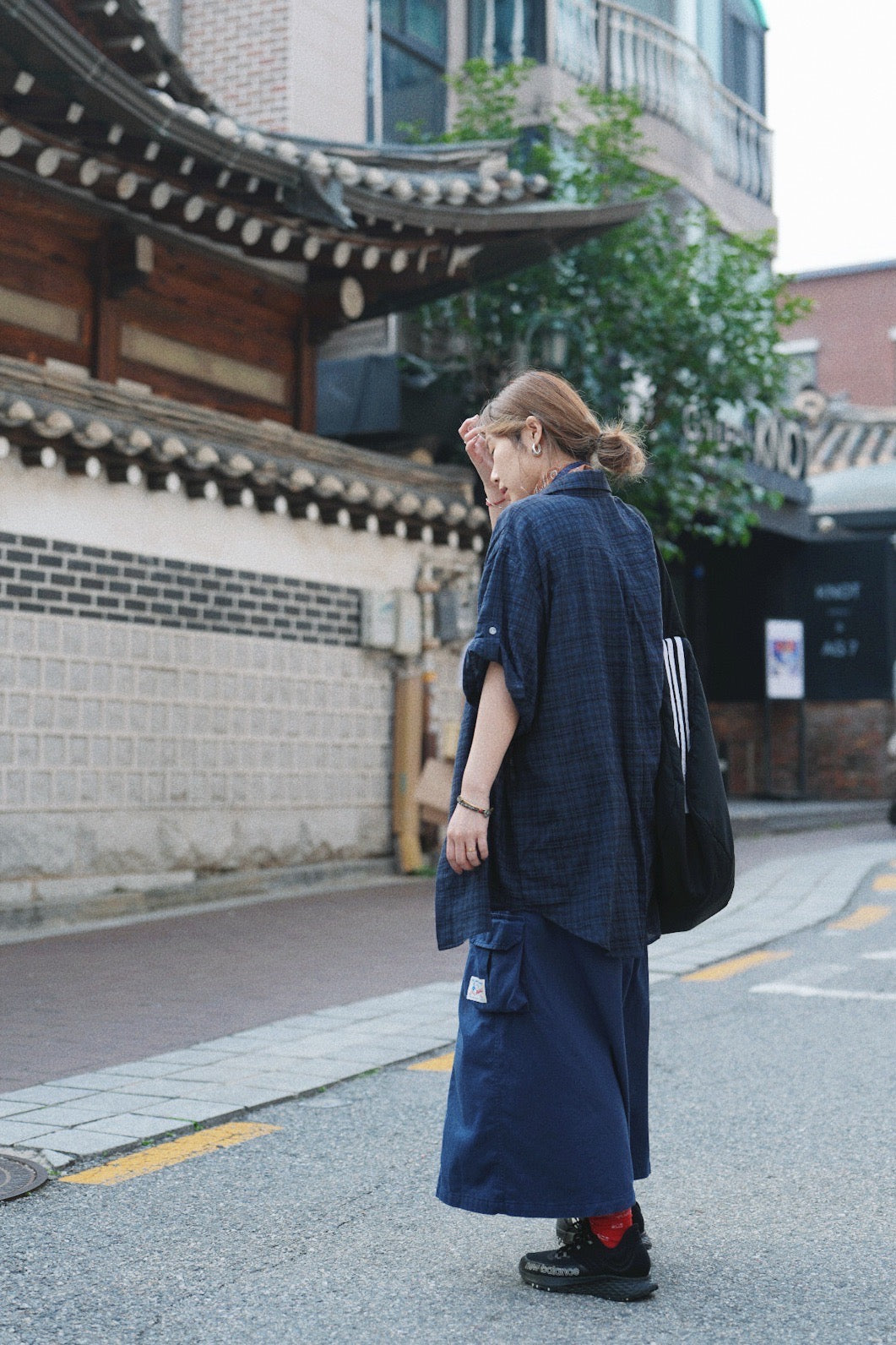 MZ757 CARGO RETRO MIDI SKIRT