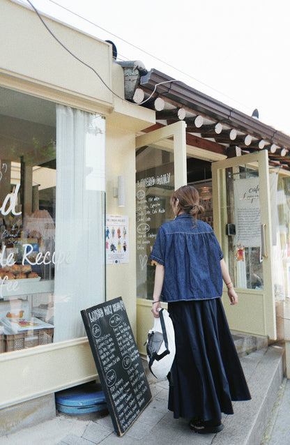MZ773 PATCHED DENIM SHIRT